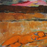 1977 Nube all'orizzonte 100x70