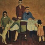 1937 La famiglia 100x90