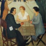 1934 Domenica dei sobborghi 70x100